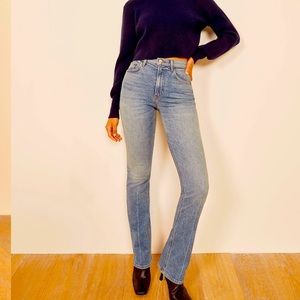 REFORMATION JEANS- “PEYTON HIGHRISE BOOTCUT”